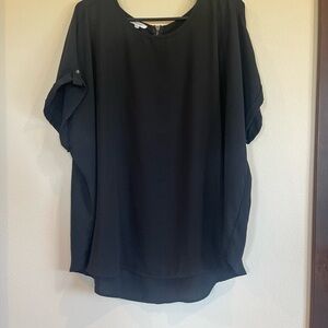 Maurices Black Dolman Sleeve Oversized Blouse